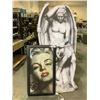Image 1 : MARILYN MONROE & CHAINED WINGED MALE ART