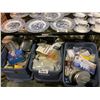 Image 2 : 3 TOTES OF LIGHTBULBS, HARDWARE, PAINT SUPPLIES AND MORE