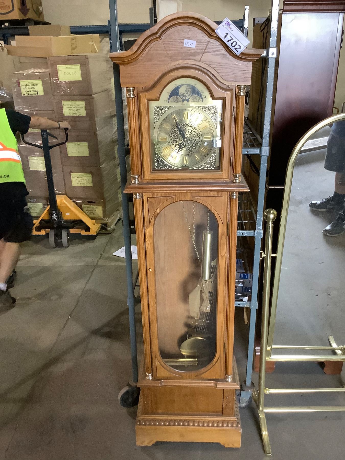 DANIEL DAKOTA GRANDFATHER CLOCK Able Auctions daniel-dakota-grandfather-clock-able-auctions