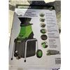 Image 2 : *MAY BE MISSING PARTS OR REQUIRE REPAIR* EARTHWISE 15AMP CHIPPER/SHREDDER