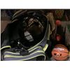 Image 2 : ASSORTED SPORTING ITEMS INCLUDING; BASEBALL GLOVES, BOCCE BALL SET, HELMETS & MORE