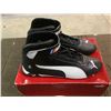 Image 2 : *NEW* PUMA BMW MMS R-CAT MID PUMA BLACK/PUMA WHITE SHOES SIZE 14
