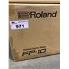 Image 2 : ROLAND DIGITAL PIANO MODEL FP-10 WITH ROLAND KEYBOARD STAND MODEL KSCFP10, ROLAND RH-5 HEADPHONES &