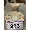 Image 2 : AYNSLEY BONE CHINA MUSHROOM TEACUP & SAUCER