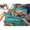 Image 2 : Qty 6 Cinder Blocks & Pallet Multiple Waste Management Bagster Bags