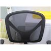 Image 2 : Qty 2 Rolling Black Office Arm Chairs w/ Upholstered Seats & Mesh Back