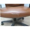 Image 8 : Steelcase Rolling Brown Executive Office Arm Chair w/ Upholstered Seat & Back 4605331U