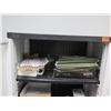 Image 2 : Tall 4 Door Cabinet 68"H w/ 5 Inside Shelves & Contents: File Folders, Envelopes, Paper, etc