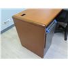 Image 2 : Wooden Desk w/ 2 Drawers & HON Cabinet & Rolling Office Armchair 72"x24"x30"H
