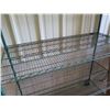 Image 2 : Rolling Metal Mesh 4 Tier Shelf