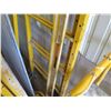 Image 8 : Qty 2 @ 6' Rolling Yellow Metal Scaffolds & 1 @ 3' Rolling Scaffold