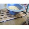 Image 2 : Blue Claw Foot Tub w/ Feet & Fastening Pins