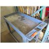 Image 2 : Rolling Shop Cart w/ Organizer Handle & Undershelf