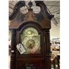 Image 2 : BULOVA GRANDFATHER CLOCK COMPLETE WITH WEIGHTS AND PENDULLEM