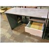 Image 2 : GREY AND WHITE 3 DRAWER DESK WITH  SOME SCRATCHES