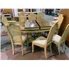 Image 2 : 11 PIECE DINING SET , 8 CHAIRS, 2 LEAVES,