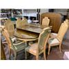 Image 3 : 11 PIECE DINING SET , 8 CHAIRS, 2 LEAVES,
