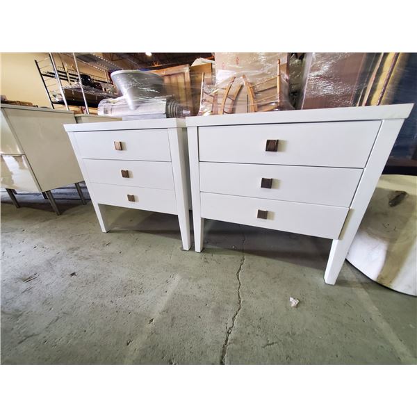 2 3 DRAWER NIGHT STANDS 27X17X27-1/2"