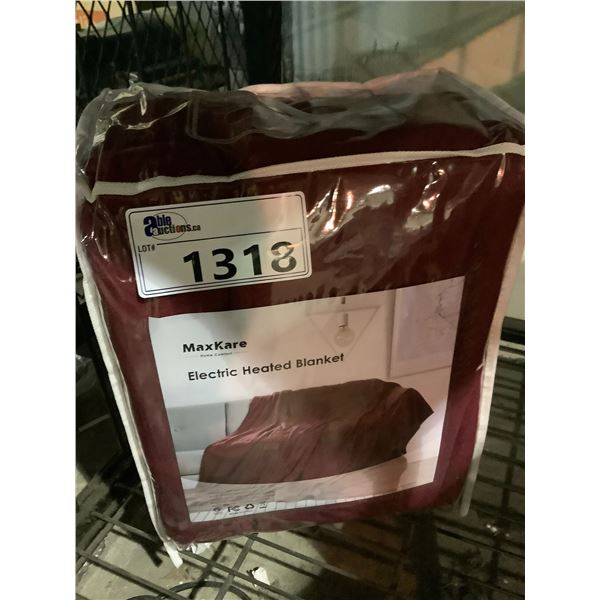 NEW MAXKARE ELECTRIC HEATED BLANKET