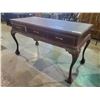 Image 1 : ORNATE CARVED 3 DRAWER CLAWFOOT DESK