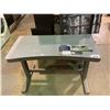 Image 1 : *TESTED WORKING* TRESANTI ADJUSTABLE HEIGHT, WIRELESS CHARGING & 2 USB OUTLET SINGLE DRAWER DESK
