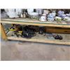 Image 2 : 2 SHELVES OF ASSORTED ITEMS INCLUDING; BRAUN MIXER, ASSORTED DISHWARE, ASSORTED RADIOS & MORE