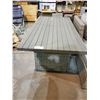 Image 2 : CANVAS 60 X 31" OUTDOOR PATIO DINING TABLE