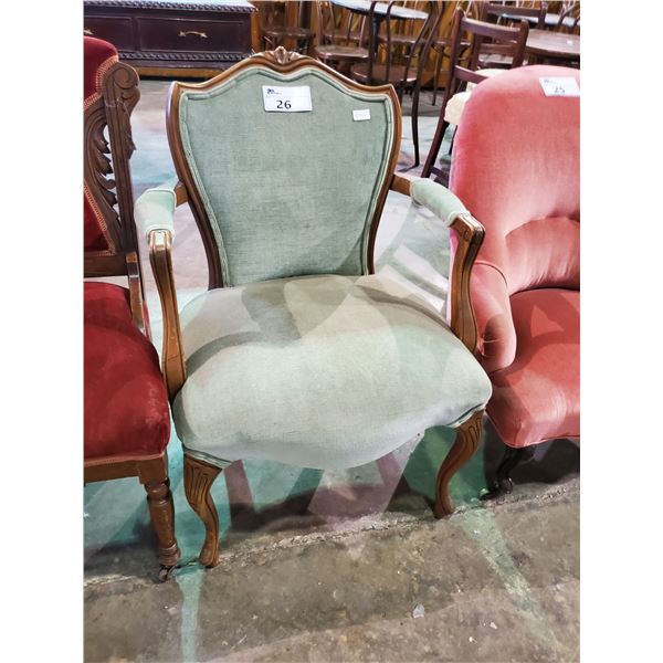 FRENCH PROVINCIAL PARLOR CHAIR
