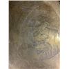 Image 2 : BRASS SERVING TABLE WITH ASIAN DECENT LADY INLAY