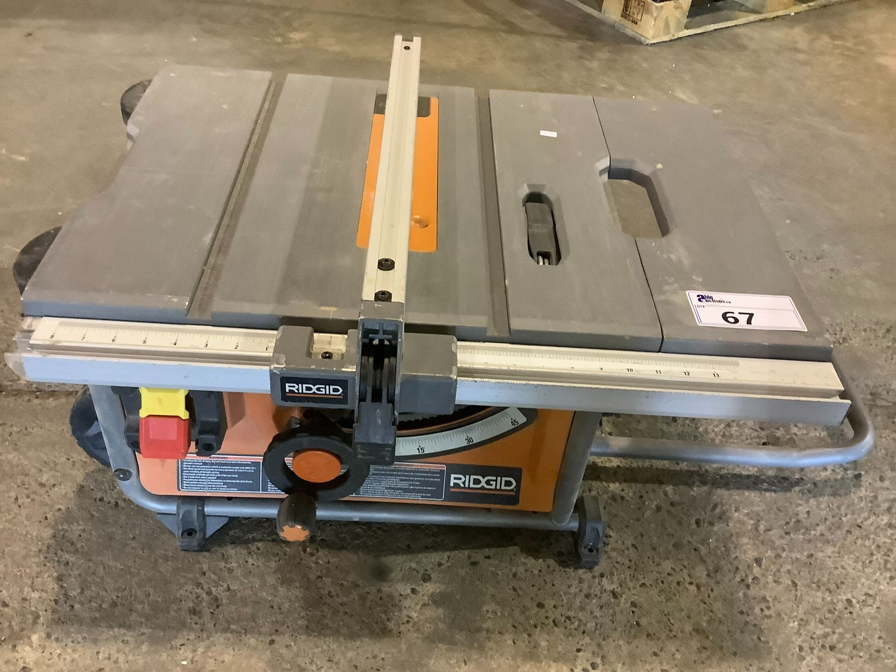 Ridgid compact table saw Clearance