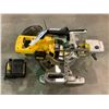 Image 1 : DEWALT DCS361 7-1/4" CORDLESS 20V SLIDING COMPOUND MITRE SAW WITH CHARGER & 2 BATTERIES