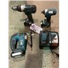 Image 1 : MAKITA HAMMER DRILL/DRIVER JIGSAW WITH 3 BATTERIES, AND CHARGER