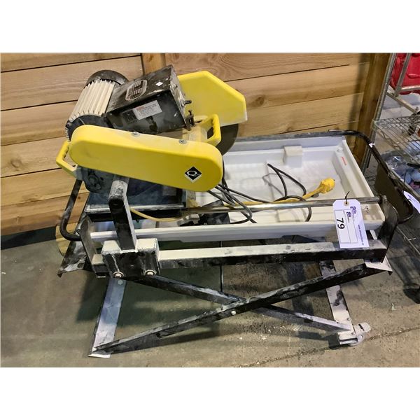 WET TILE SAW WITH STAND