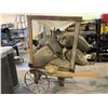 Image 1 : MARKET CART MOVIE PROP MEASURES 80"L X 28"W