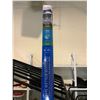 Image 2 : COOLAROO WAND OPERATION WITH FULL VALANCE OUTDOOR ROLLER SHADE PEWTER COLOUR 8'X8' (MAY BE