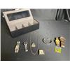 Image 1 : WATCH BOX WITH .925 ITEMS AND WATCHES: CITIZEN, KENNETH COLE, BULOVA, MICHAEL KORS
