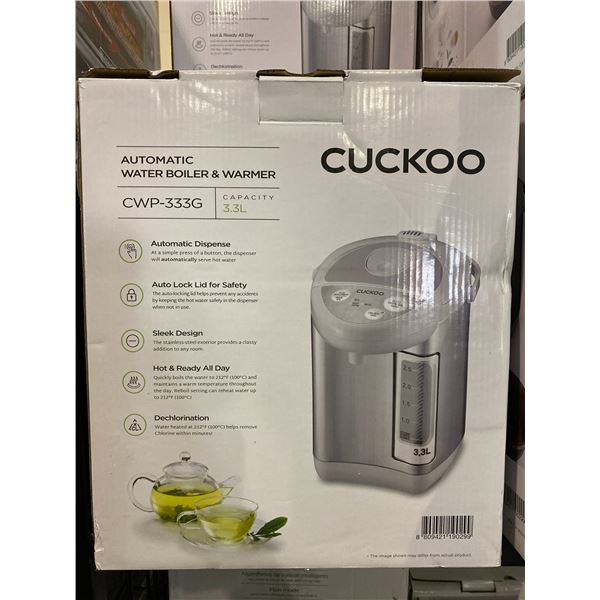 CUCKOO AUTOMATIC WATER BOILER AND WARMER