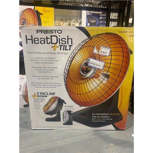 PRESTO HEAT DISH + TILT