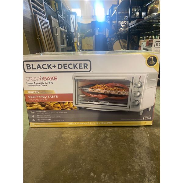 BLACK + DECKER CRISP'N BAKE LARGE CAPACITY AIR FRY CONVECTION OVEN