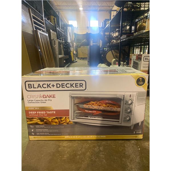 BLACK + DECKER CRISP'N BAKE LARGE CAPACITY AIR FRY CONVECTION OVEN