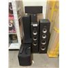 Image 1 : ASSORTED SPEAKERS & SUBWOOFERS INCLUDING; POLK, MISSION & MORE