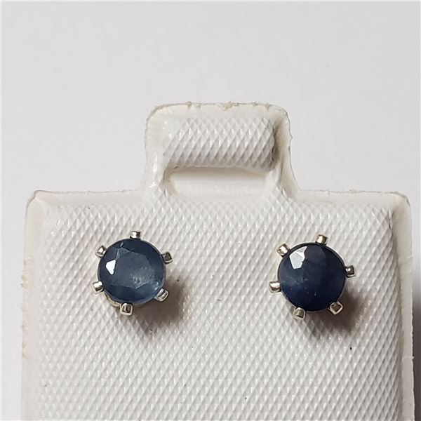 SILVER SAPPHIRE(0.36CT) EARRINGS