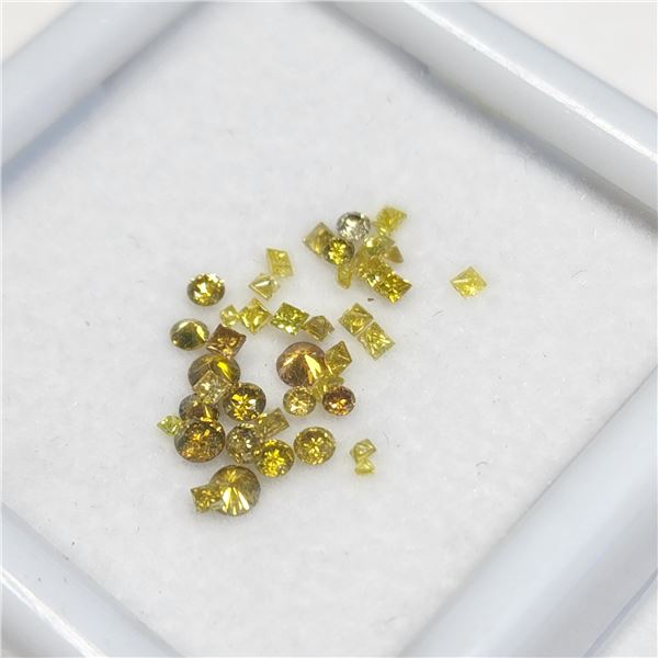 TREATED YELLOW DIAMOND(APP 1CT)