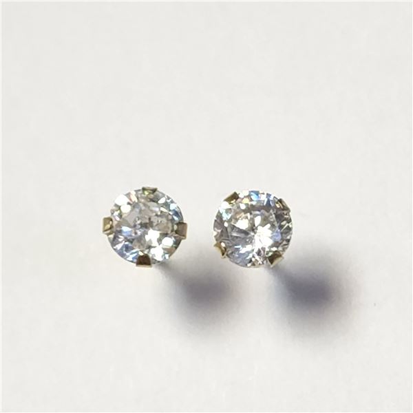 14K  CZ EARRINGS