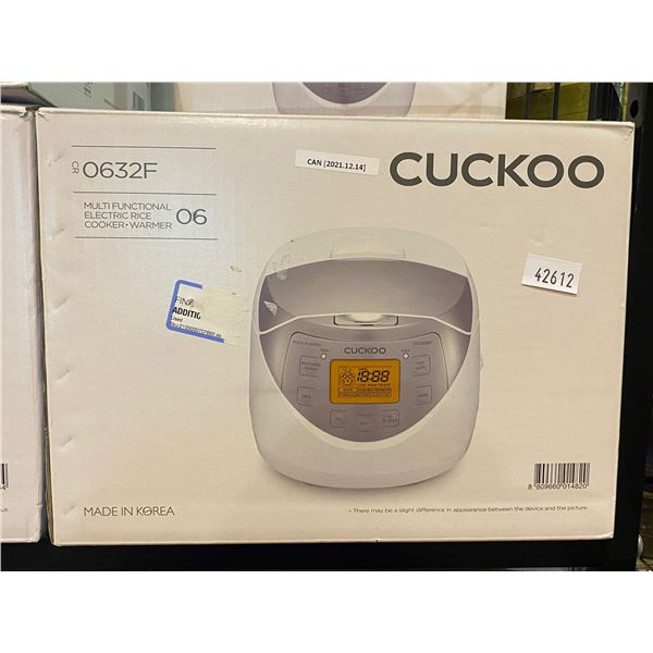 CUCKOO CR0632F MULTIFUNCTIONAL ELECTRIC RICE COOKER/WARMER