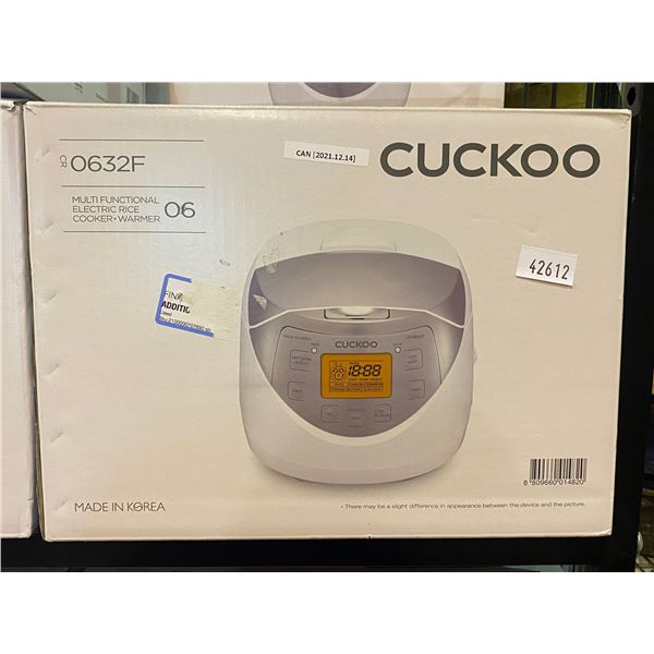 CUCKOO CR0632F MULTIFUNCTIONAL ELECTRIC RICE COOKER/WARMER