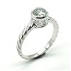 Image 2 : SILVER MOISSANITE (1.35CT) RING SIZE 10