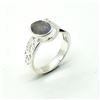 Image 2 : SILVER LABRADORITE(1.8CT) RING SIZE 6