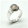 Image 2 : SILVER ROSE QUARTZ(2.9CT) RING SIZE 9.5