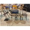 Image 1 : SPINNING BENTWOOD CHAIR AND 3 MATCHING CHAIRS